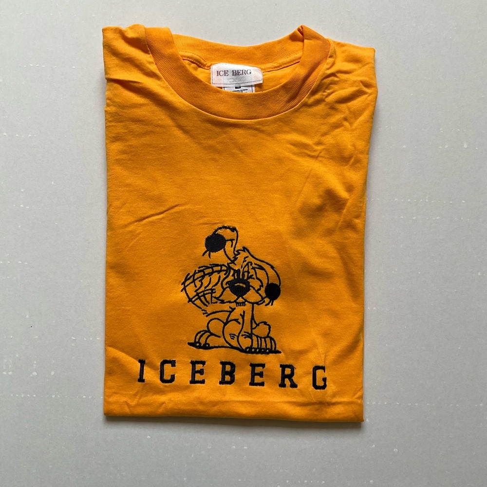 Brand new ICE BERG t-shirt for men | size XL | color yellow/ black